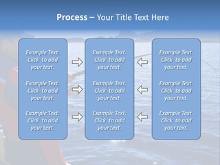 A Man Fishing On A Boat In The Water PowerPoint Template