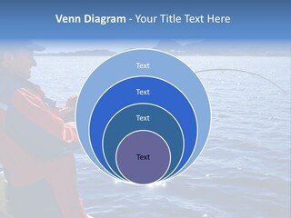 A Man Fishing On A Boat In The Water PowerPoint Template