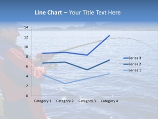 A Man Fishing On A Boat In The Water PowerPoint Template