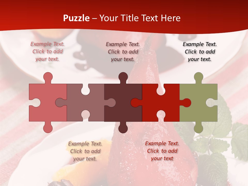 Flavor Closeup Sauce PowerPoint Template