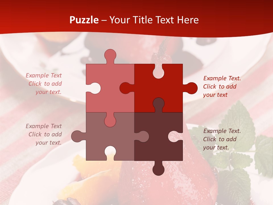 Flavor Closeup Sauce PowerPoint Template