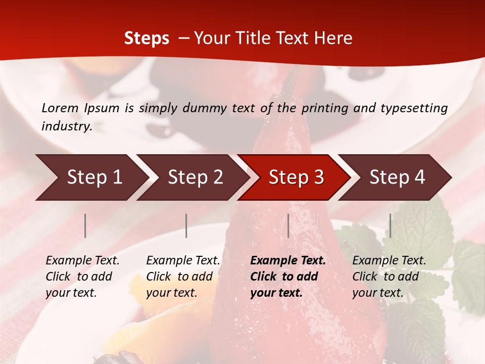 Flavor Closeup Sauce PowerPoint Template