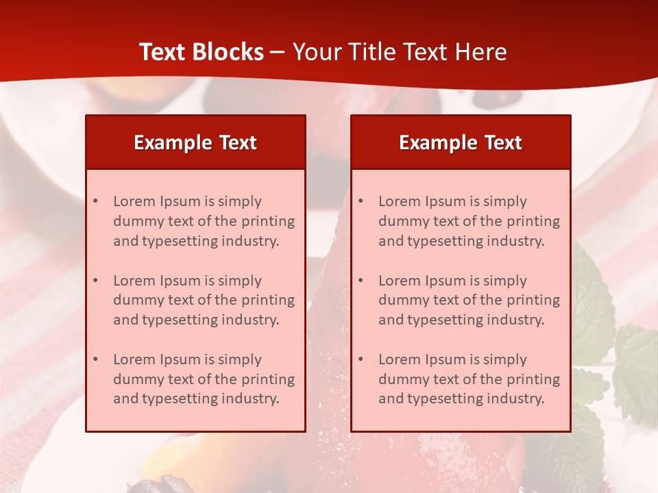Flavor Closeup Sauce PowerPoint Template