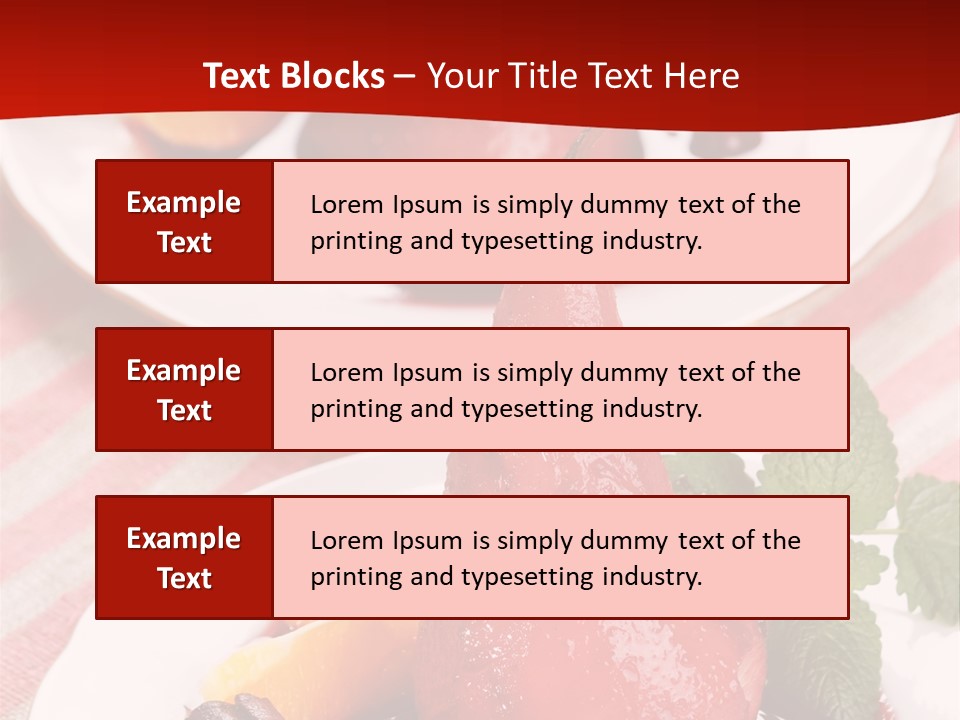 Flavor Closeup Sauce PowerPoint Template