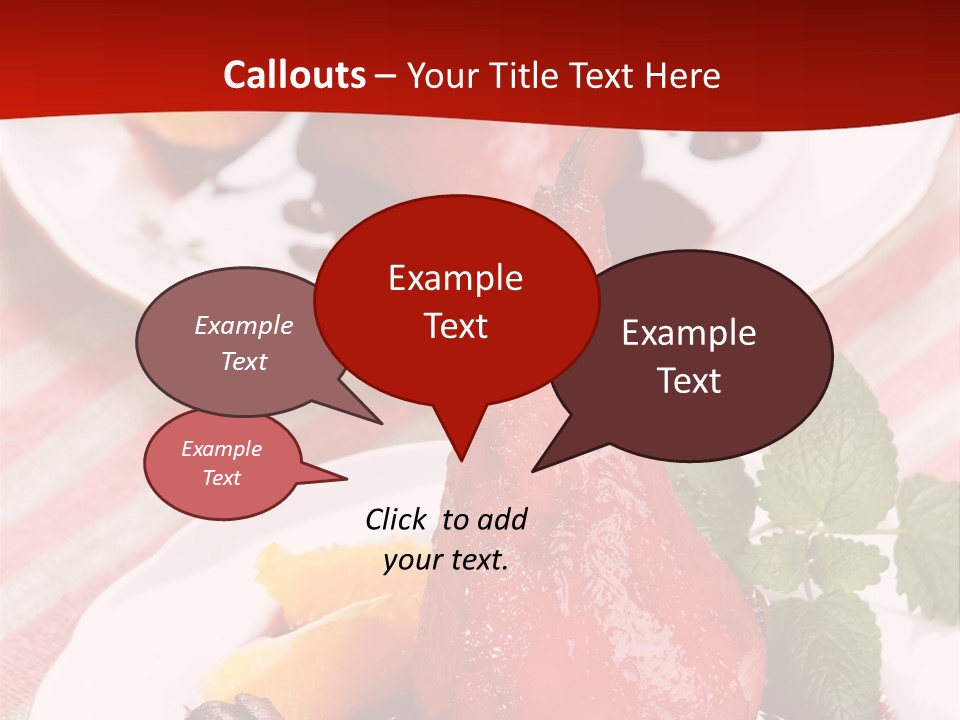 Flavor Closeup Sauce PowerPoint Template