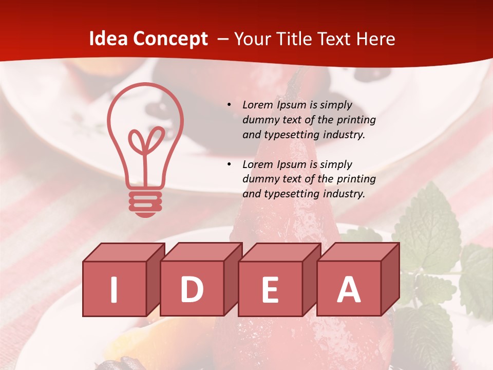 Flavor Closeup Sauce PowerPoint Template