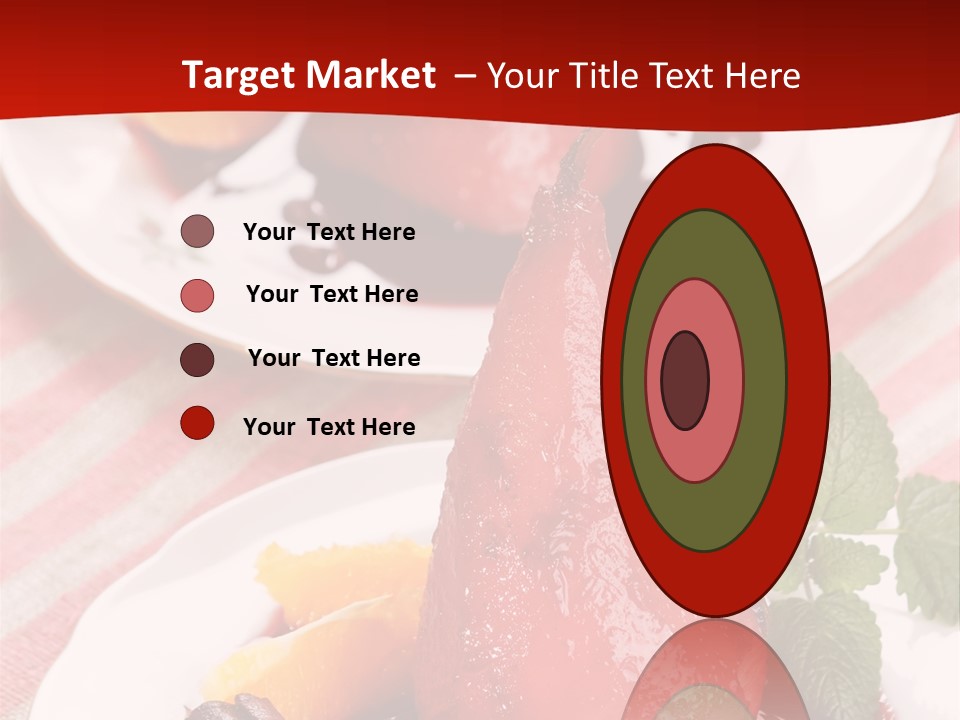 Flavor Closeup Sauce PowerPoint Template