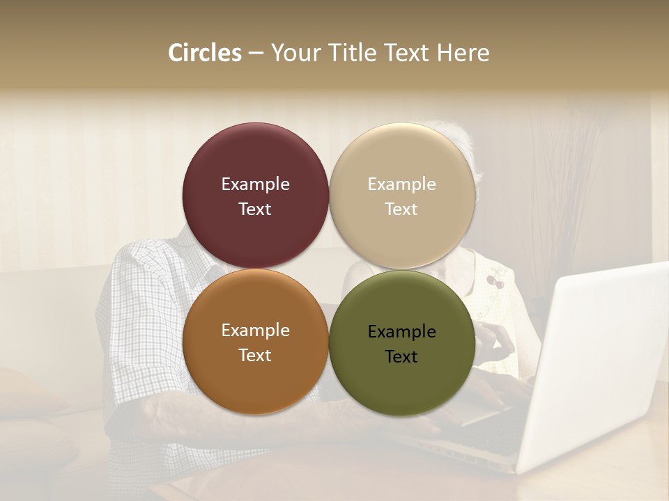 Grandfather Senior Affectionate PowerPoint Template