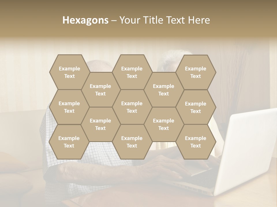 Grandfather Senior Affectionate PowerPoint Template