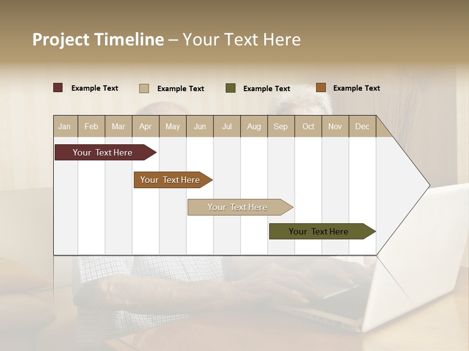 Grandfather Senior Affectionate PowerPoint Template