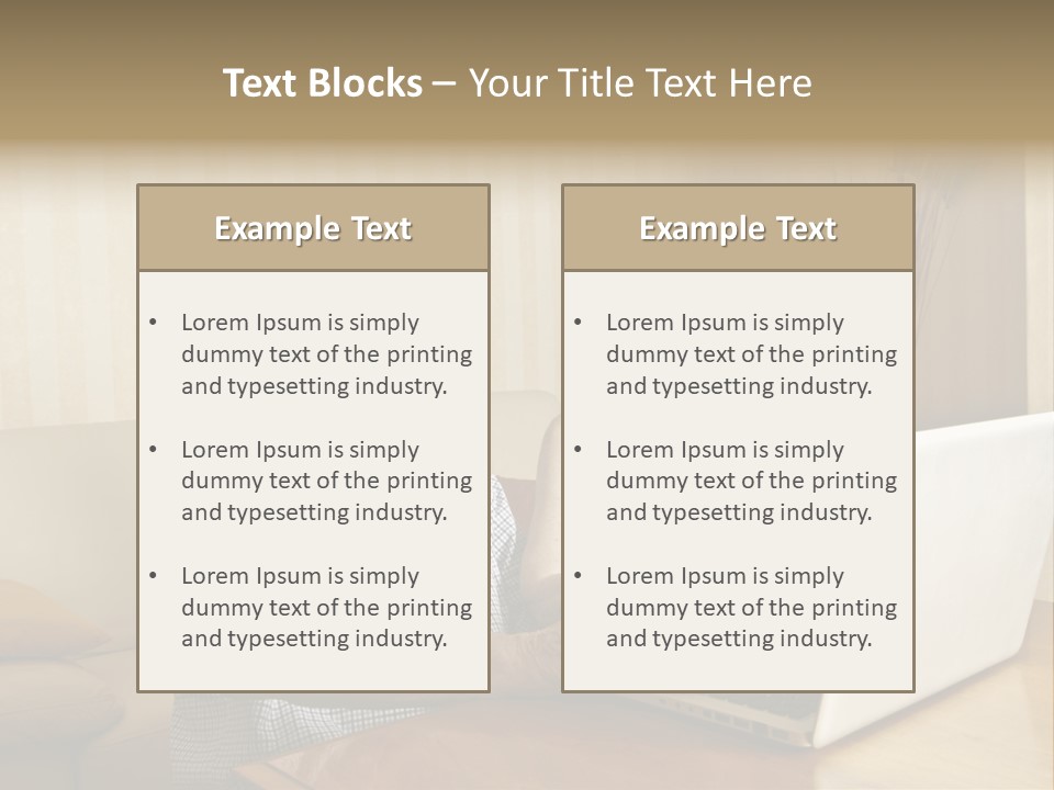 Grandfather Senior Affectionate PowerPoint Template