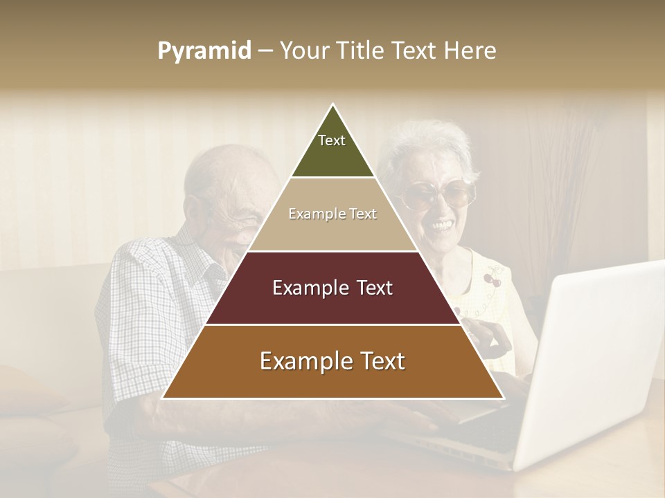 Grandfather Senior Affectionate PowerPoint Template