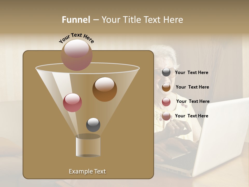 Grandfather Senior Affectionate PowerPoint Template