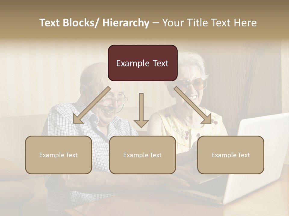 Grandfather Senior Affectionate PowerPoint Template