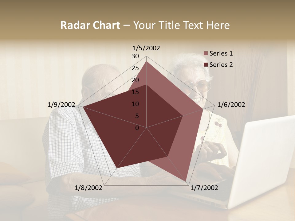 Grandfather Senior Affectionate PowerPoint Template