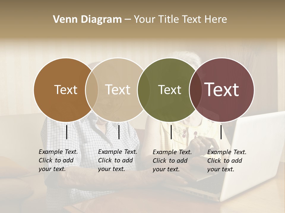 Grandfather Senior Affectionate PowerPoint Template