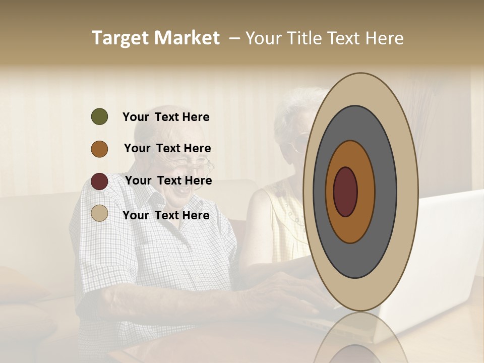 Grandfather Senior Affectionate PowerPoint Template