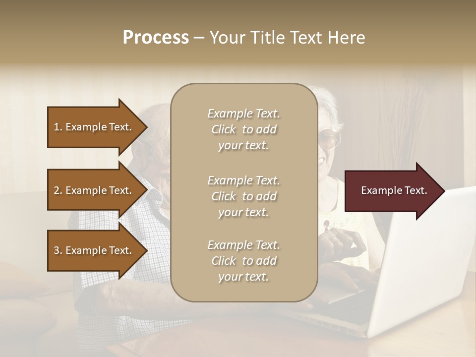 Grandfather Senior Affectionate PowerPoint Template