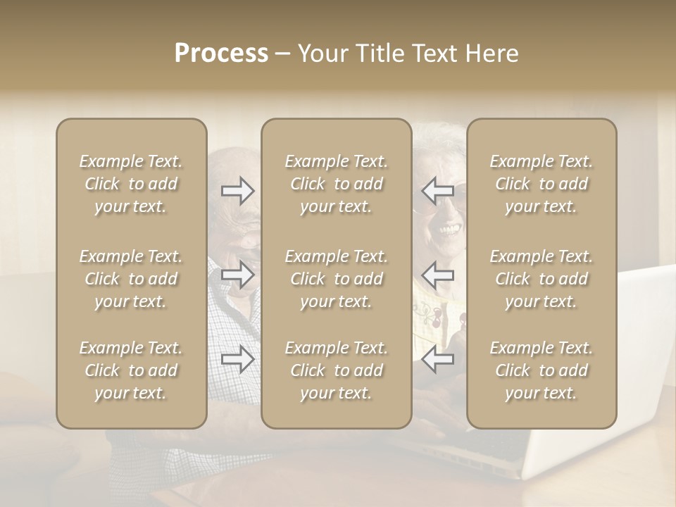 Grandfather Senior Affectionate PowerPoint Template
