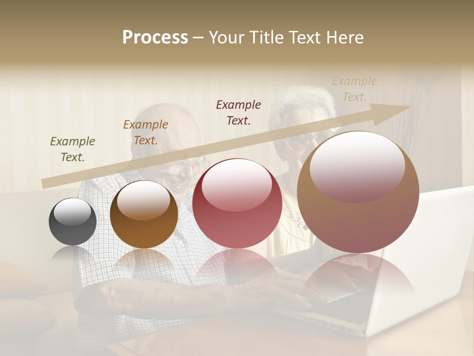 Grandfather Senior Affectionate PowerPoint Template