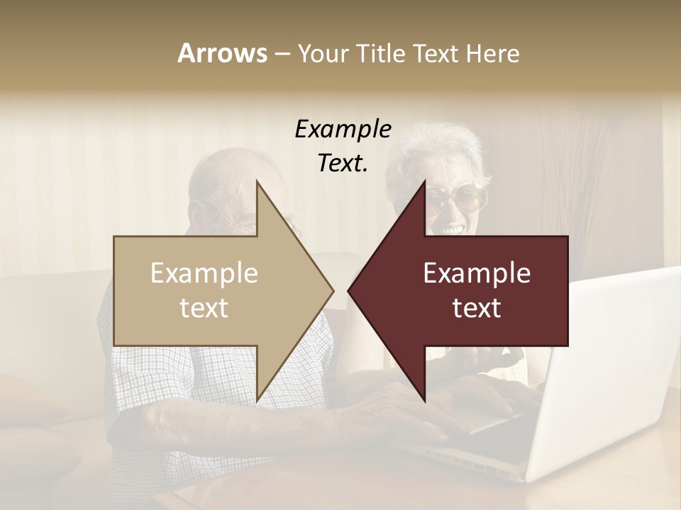 Grandfather Senior Affectionate PowerPoint Template