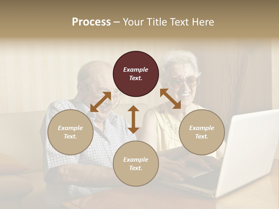 Grandfather Senior Affectionate PowerPoint Template