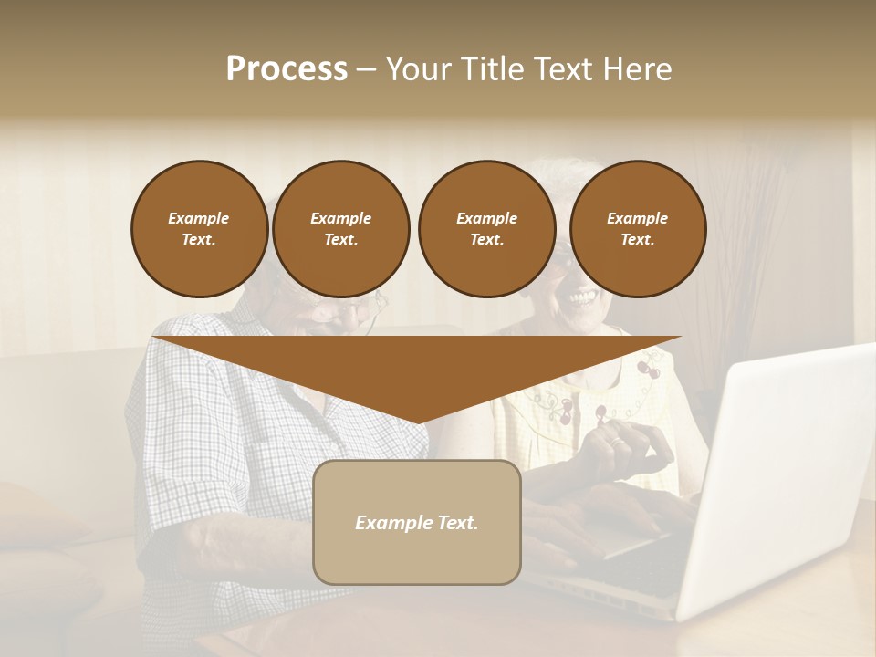 Grandfather Senior Affectionate PowerPoint Template