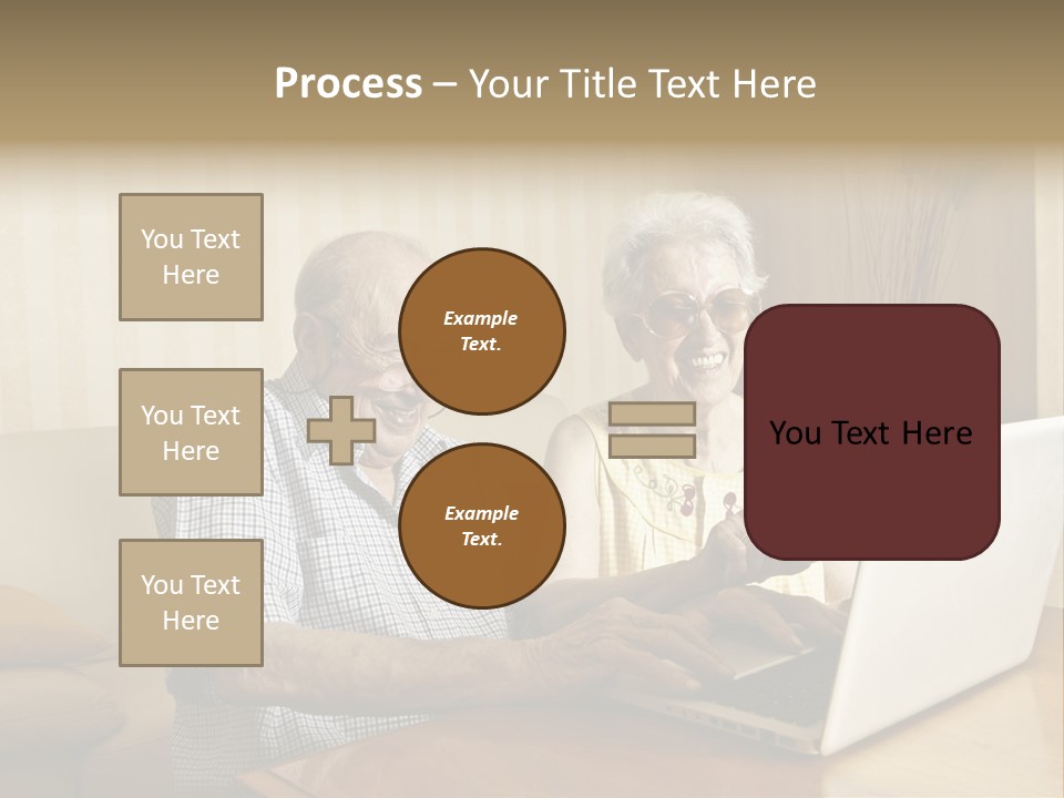 Grandfather Senior Affectionate PowerPoint Template