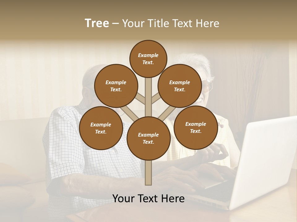 Grandfather Senior Affectionate PowerPoint Template