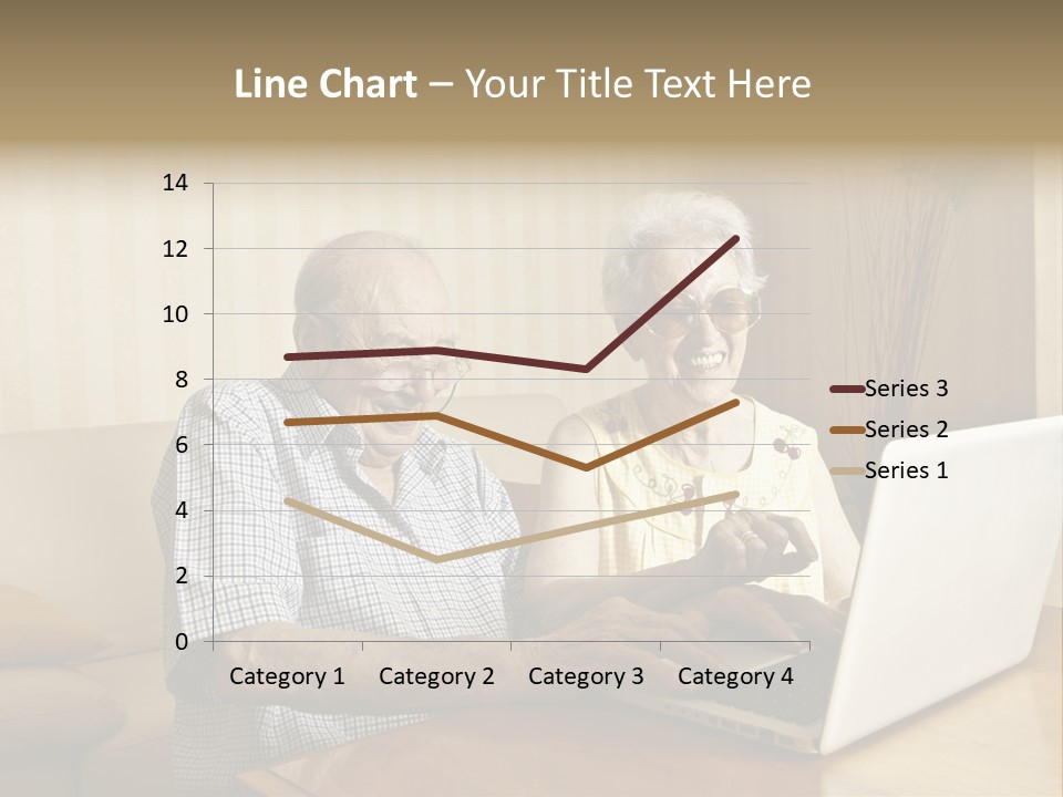 Grandfather Senior Affectionate PowerPoint Template