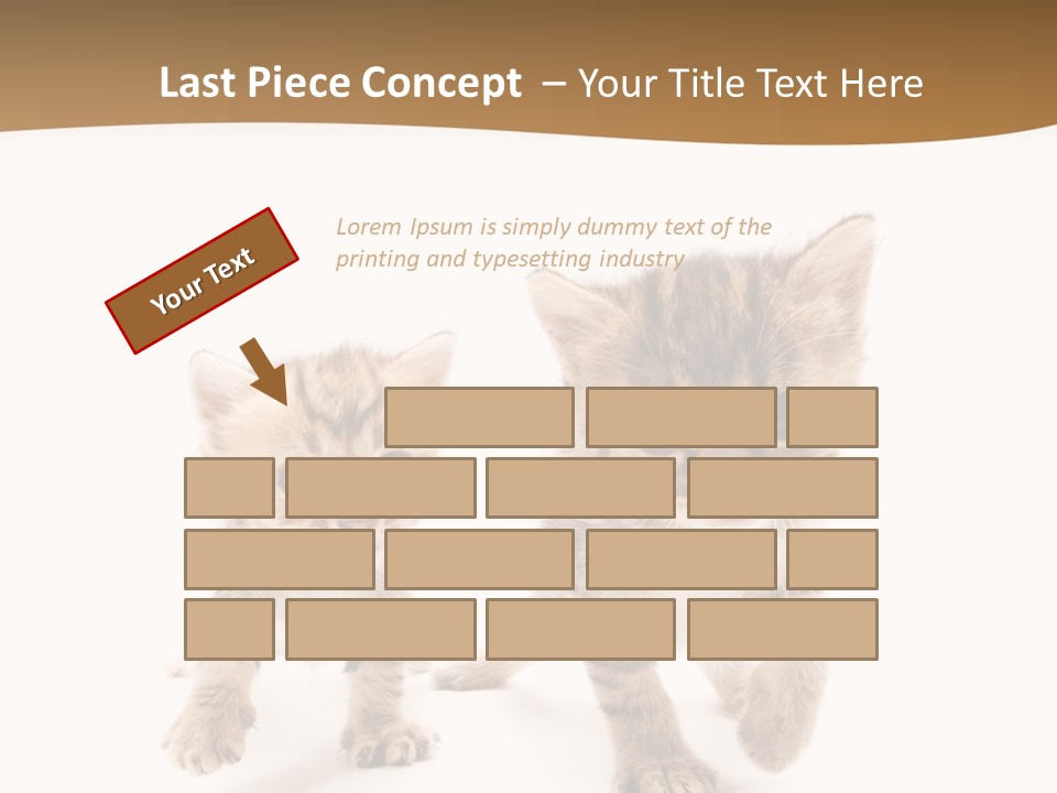 Sweet Furry Isolated PowerPoint Template