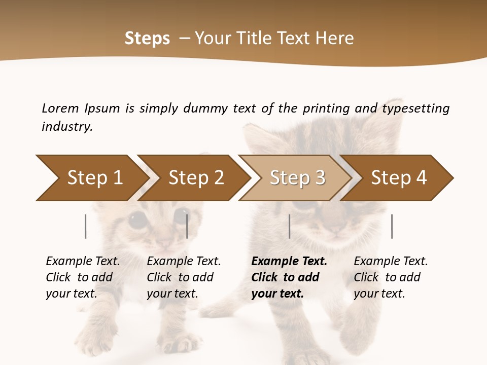 Sweet Furry Isolated PowerPoint Template