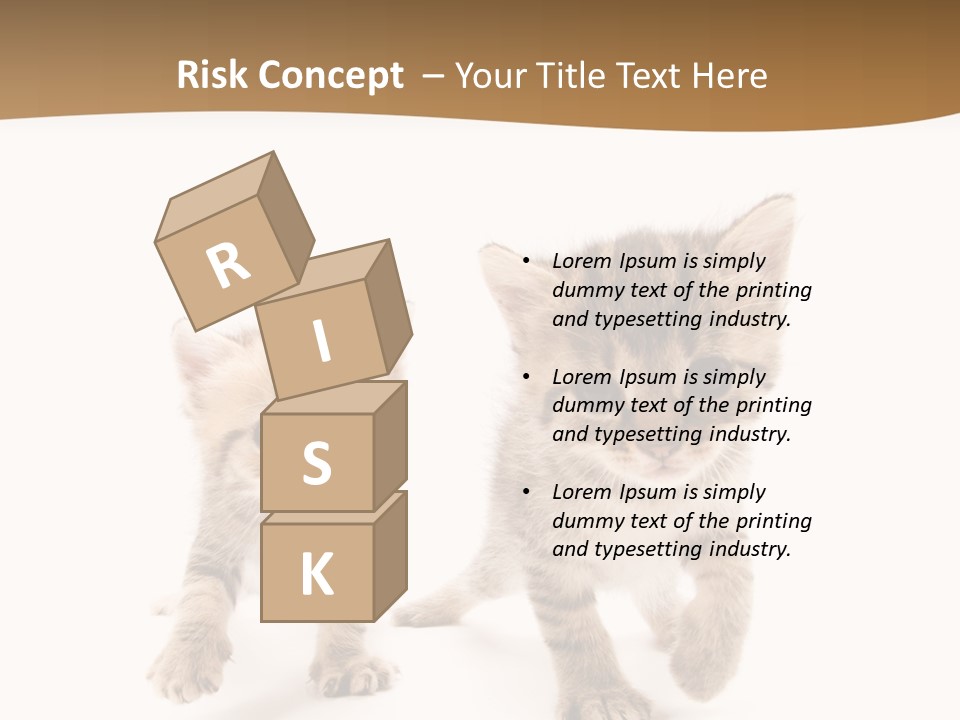 Sweet Furry Isolated PowerPoint Template