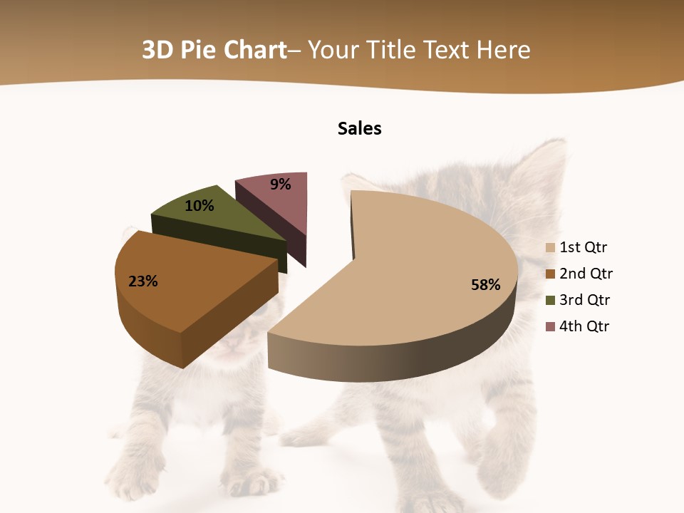Sweet Furry Isolated PowerPoint Template