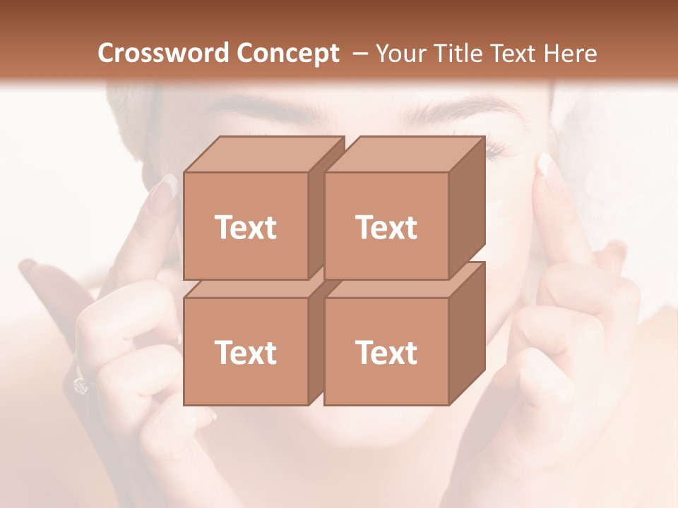 Head Black Smile PowerPoint Template