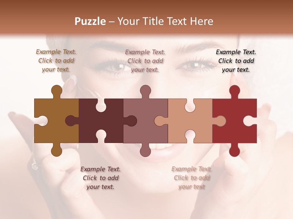 Head Black Smile PowerPoint Template