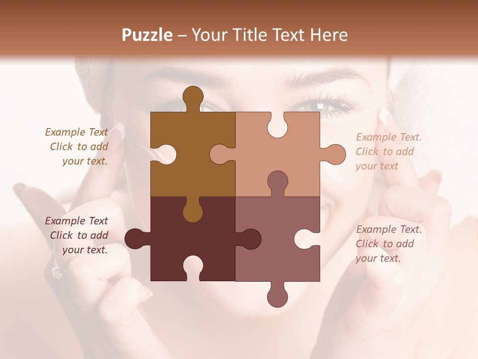 Head Black Smile PowerPoint Template