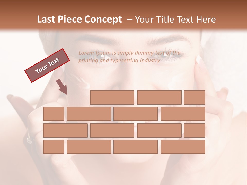 Head Black Smile PowerPoint Template