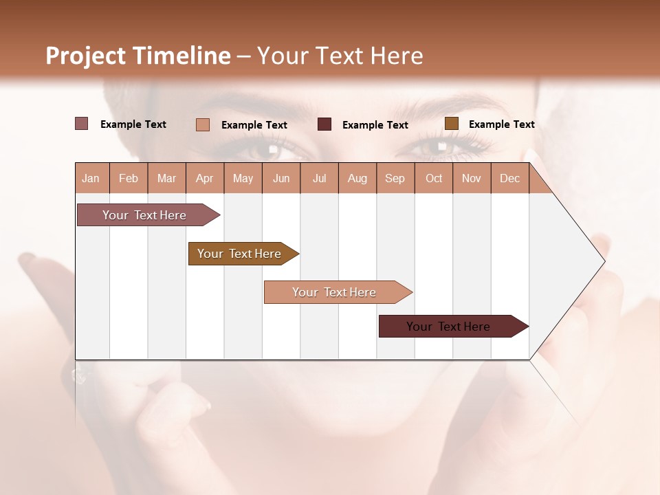 Head Black Smile PowerPoint Template
