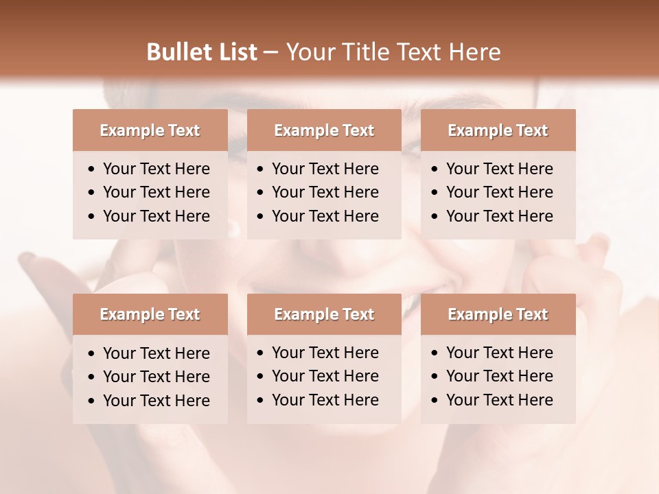 Head Black Smile PowerPoint Template