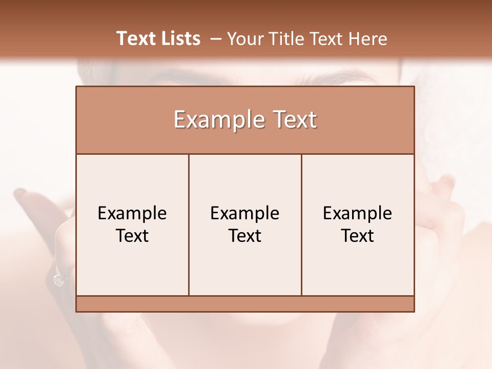 Head Black Smile PowerPoint Template