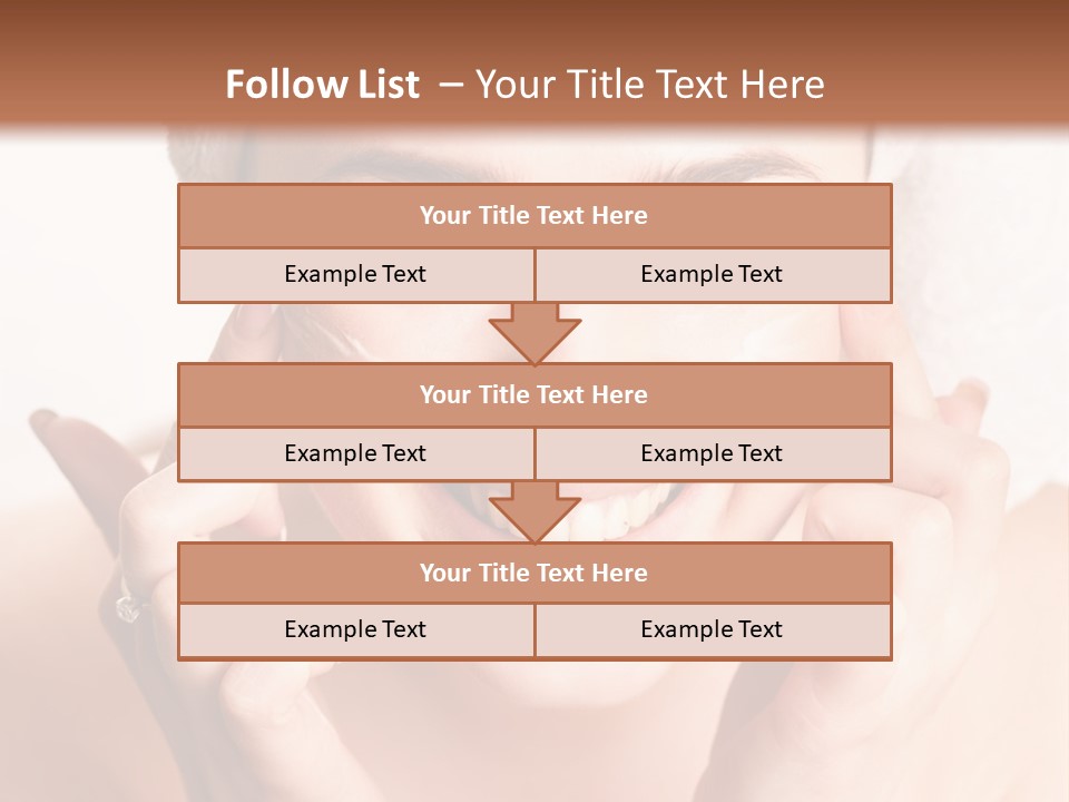 Head Black Smile PowerPoint Template