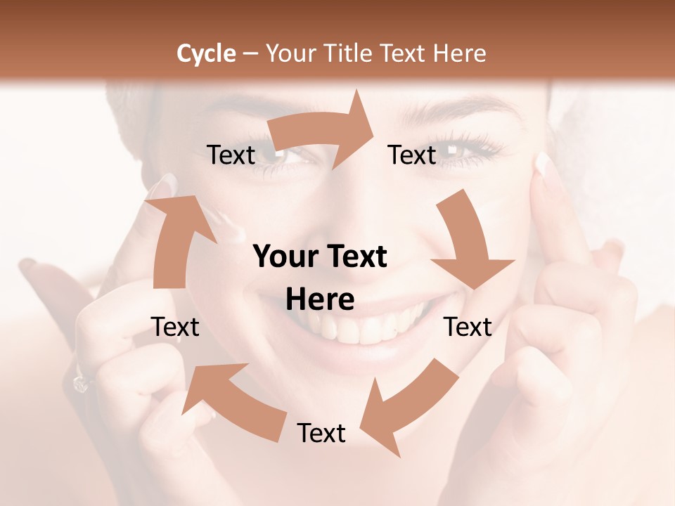 Head Black Smile PowerPoint Template