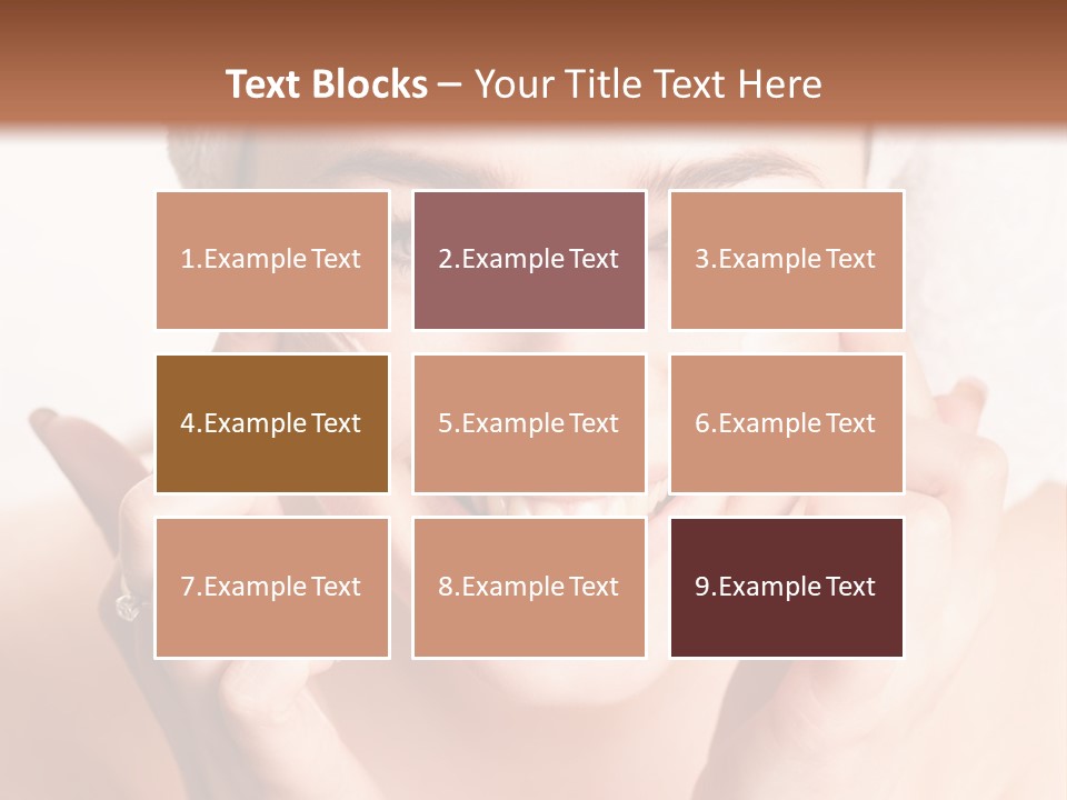 Head Black Smile PowerPoint Template