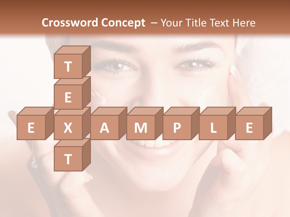 Head Black Smile PowerPoint Template