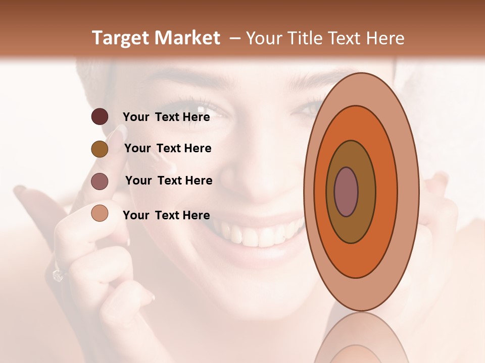 Head Black Smile PowerPoint Template