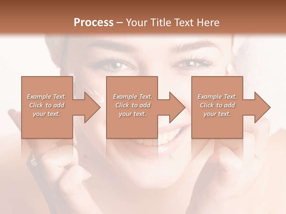 Head Black Smile PowerPoint Template