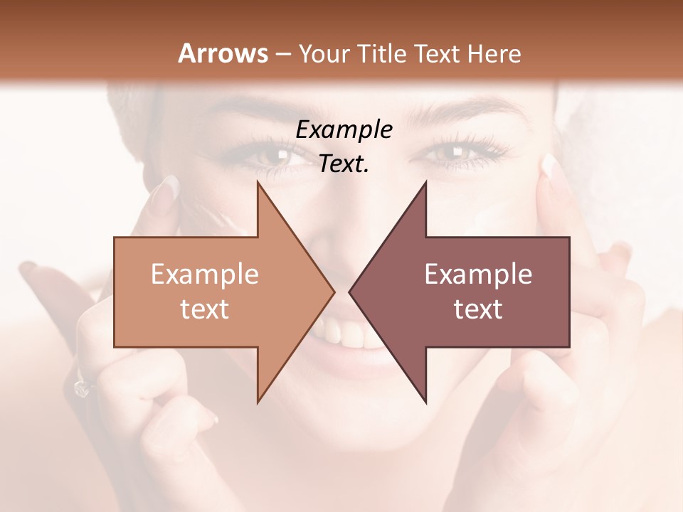 Head Black Smile PowerPoint Template