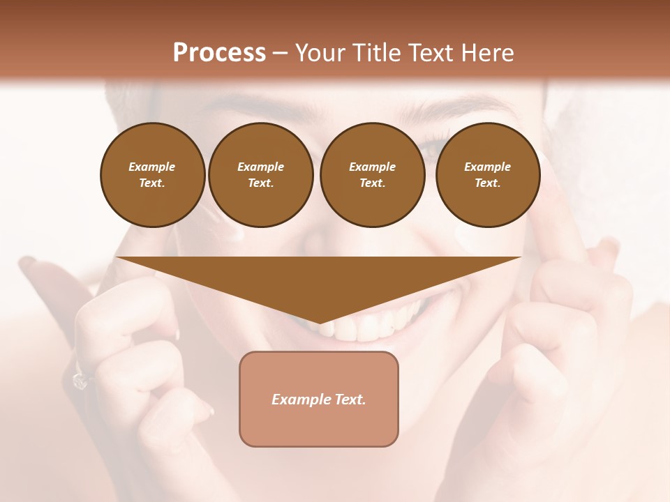 Head Black Smile PowerPoint Template