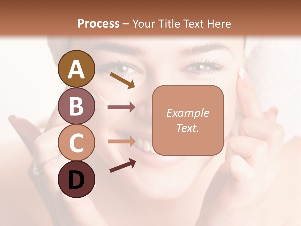 Head Black Smile PowerPoint Template